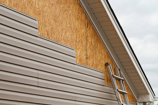 Professional Vinyl Siding technician working in Georgetown, IL